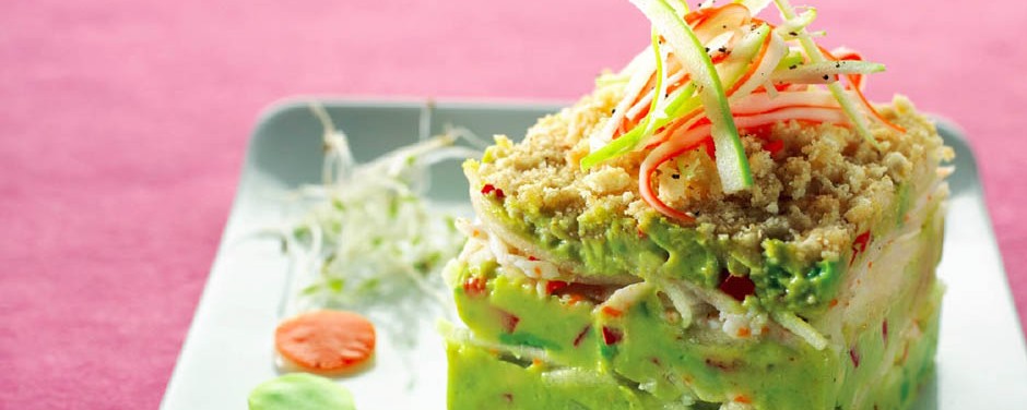 Crumble surimi avocat