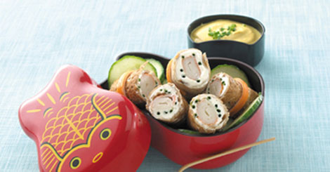 Bento galette roulée au surimi